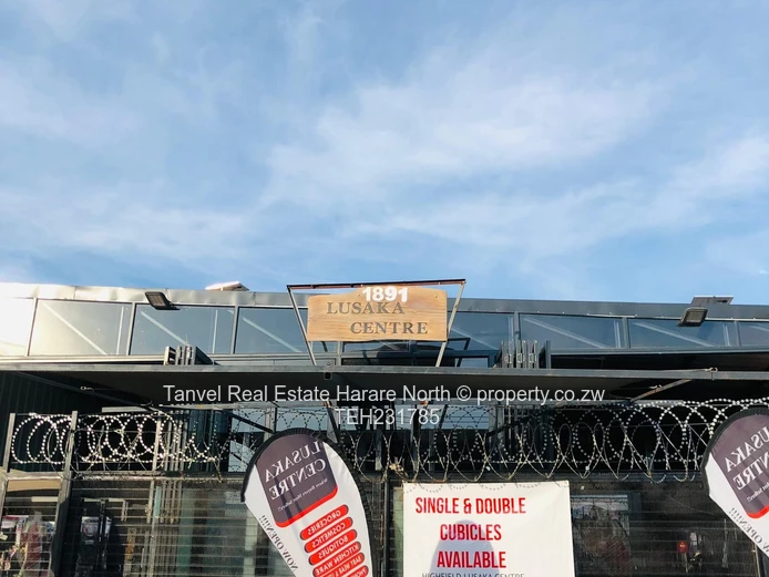 Available for letting immediately are single and double cubicles in Highfield Lusaka Mall.Rent is $7