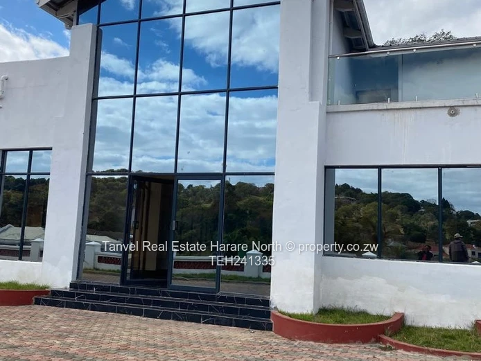 The property is 14 169 square meters in extent. It’s located  100 meters from the blue roof. 