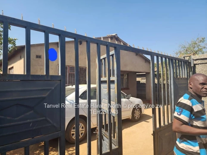 Budiriro 5B $35k. 7 roomed house on 325sqm. Cession. Walled and gated