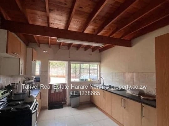 Borrowdale Apartment To Let.   Available immediately. On offer is this 4 bedrooms Apartment a stone 